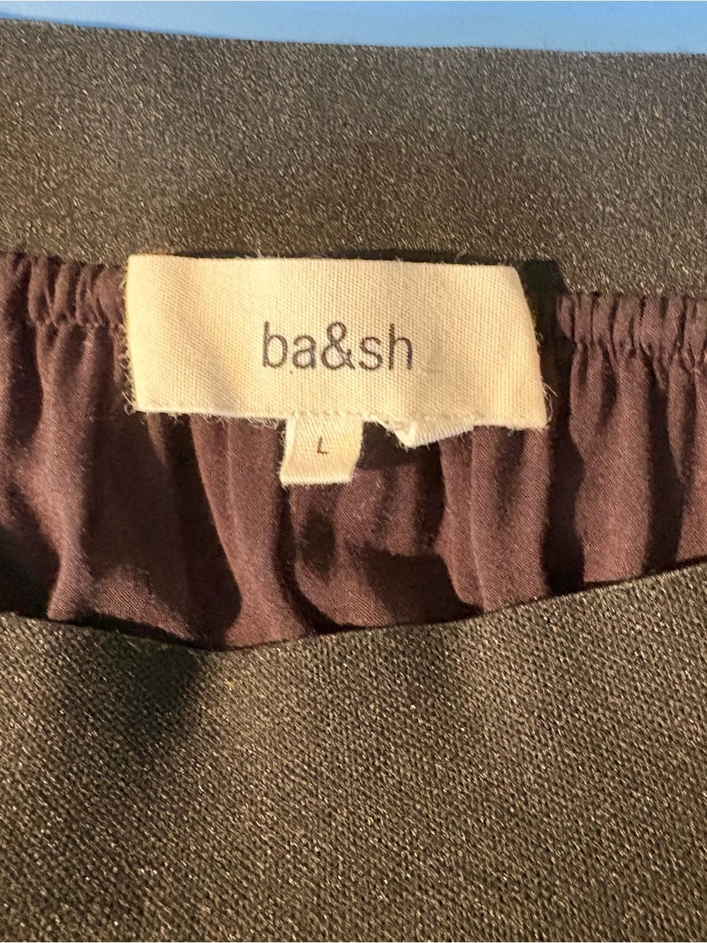 ba&sh UHENDY Pleated Mid-Length Skirt L - Picture 11 of 14